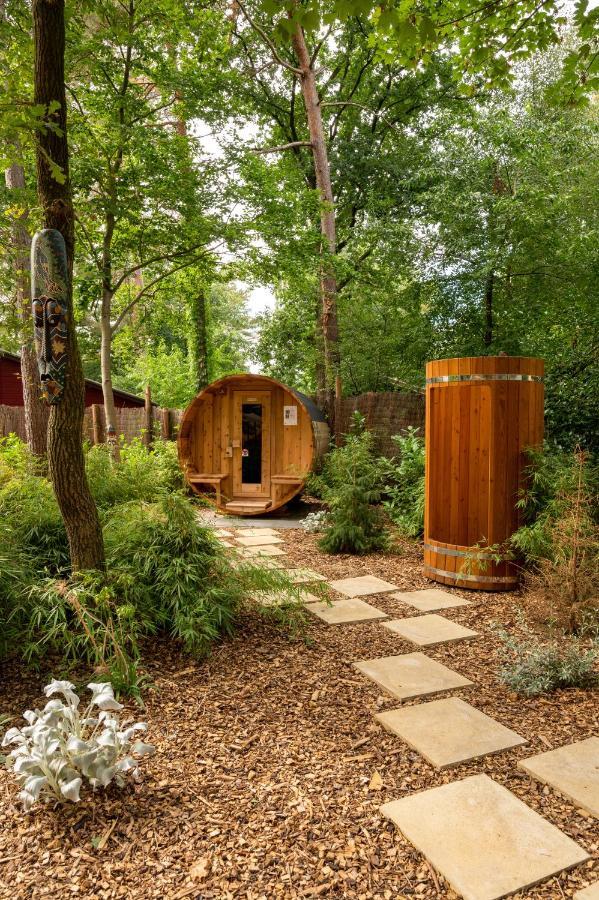 Zen-Bungalow No 4 Met Sauna En Hottub Rheezerveen Exterior foto
